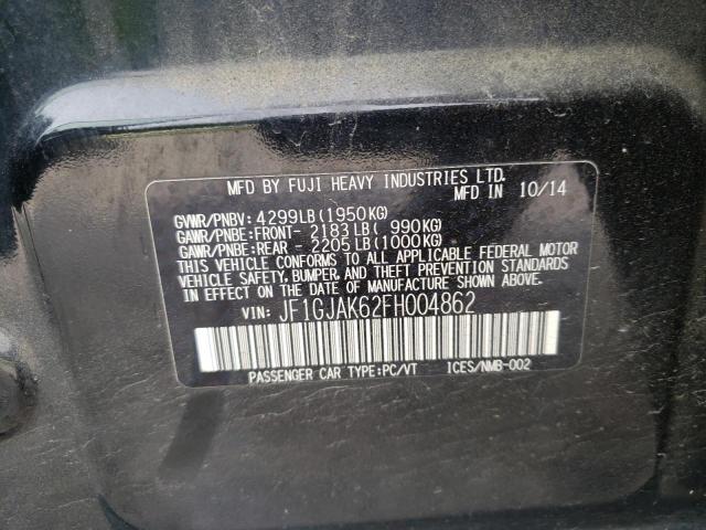 Photo 10 from auction – 2015 SUBARU IMPREZA PR with VIN JF1GJAK62FH004862