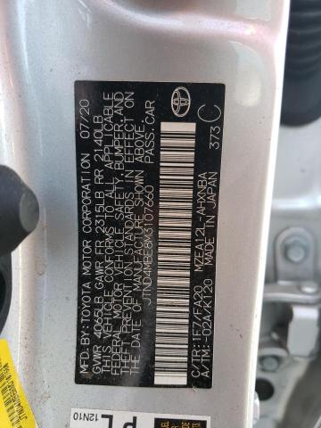 Photo 10 from auction – 2021 TOYOTA COROLLA SE with VIN JTND4MBE8M3107660