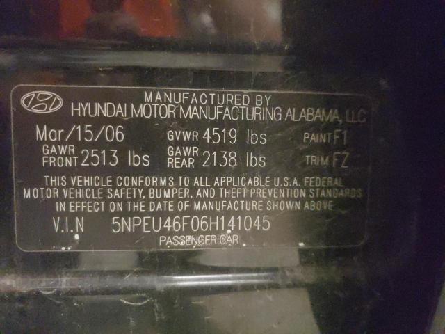 Photo 10 from auction – 2006 HYUNDAI SONATA GLS with VIN 5NPEU46F06H141045