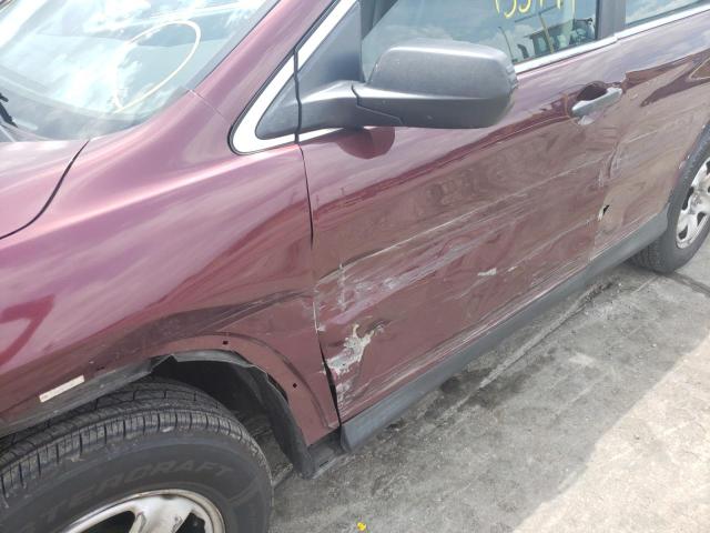 Photo 9 from auction – 2012 HONDA CR-V LX with VIN 5J6RM3H36CL035960