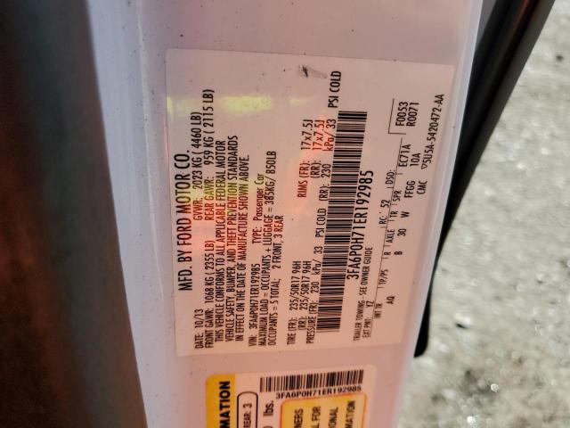Photo 10 from auction – 2014 FORD FUSION SE with VIN 3FA6P0H71ER192985