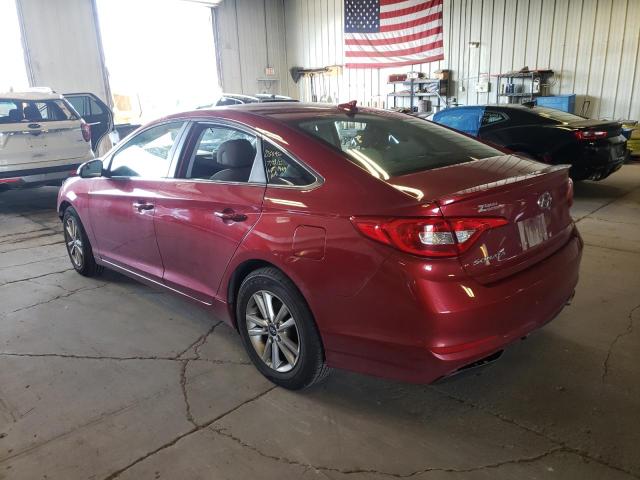 Photo 3 from auction – 2016 HYUNDAI SONATA SE with VIN 5NPE24AF8GH387162