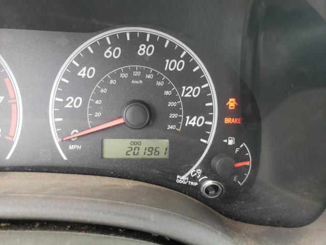 Photo 8 from auction – 2009 TOYOTA COROLLA BA with VIN 2T1BU40E89C179665