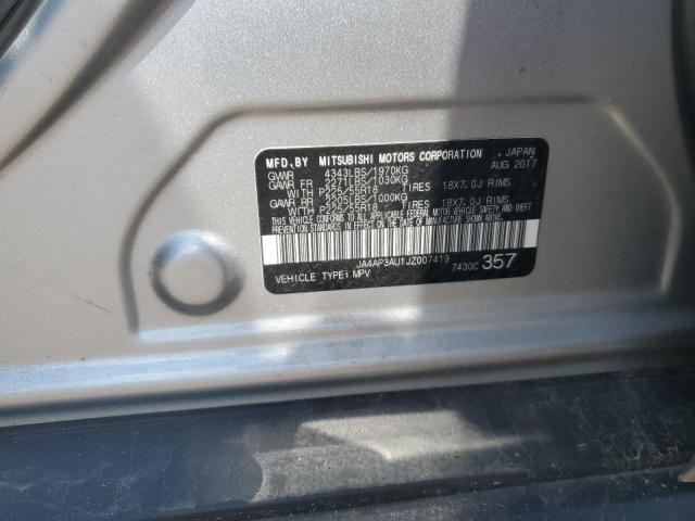 Photo 10 from auction – 2018 MITSUBISHI OUTLANDER with VIN JA4AP3AU1JZ007419