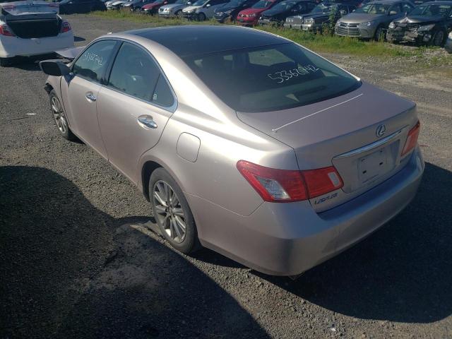 Photo 3 from auction – 2007 LEXUS ES 350 with VIN JTHBJ46G072095030