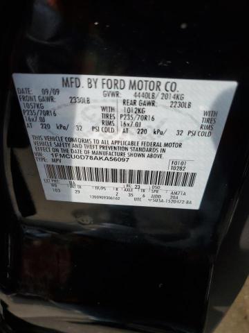 Photo 10 from auction – 2010 FORD ESCAPE XLT with VIN 1FMCU0D78AKA56097