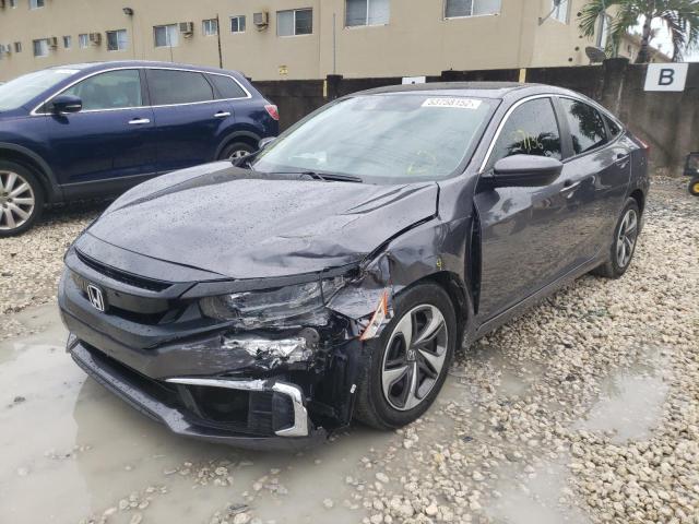 Photo 2 from auction – 2019 HONDA CIVIC LX with VIN 19XFC2F60KE041909