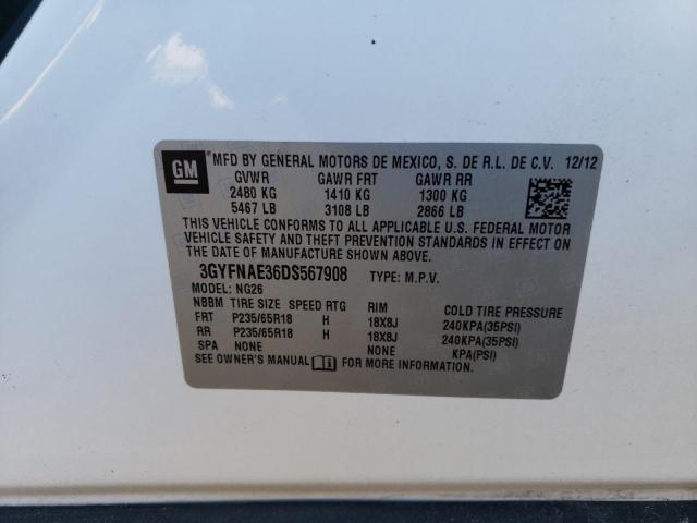 Photo 10 from auction – 2013 CADILLAC SRX with VIN 3GYFNAE36DS567908