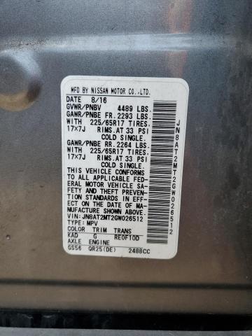 Photo 10 from auction – 2016 NISSAN ROGUE S with VIN JN8AT2MT2GW026512