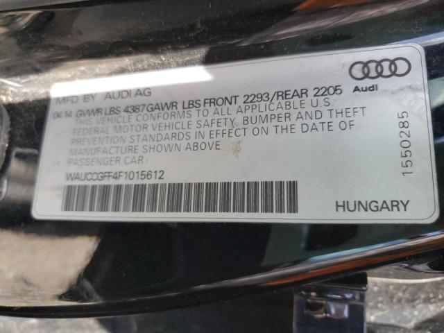 Photo 10 from auction – 2015 AUDI A3 PREMIUM with VIN WAUCCGFF4F1015612