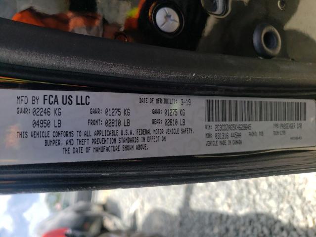 Photo 10 from auction – 2019 DODGE CHALLENGER with VIN 2C3CDZAG5KH629645