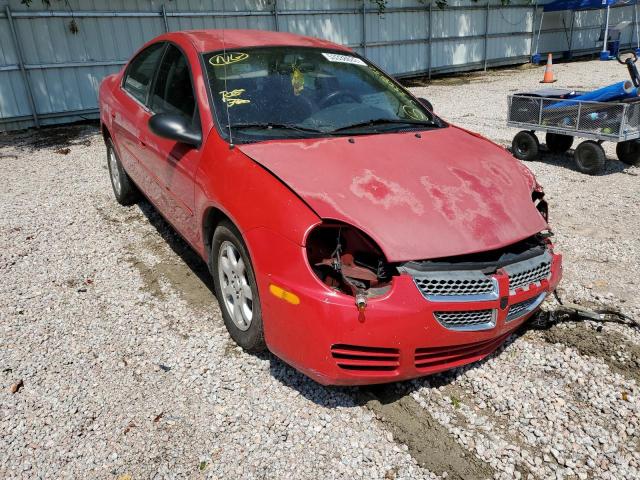 DODGE NEON SXT 2005 with VIN 1B3ES56C65D246597 - Photo from auction