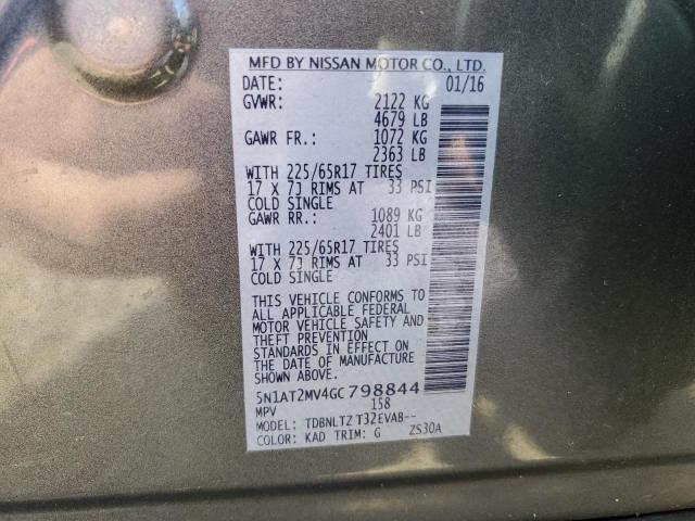 Photo 10 from auction – 2016 NISSAN ROGUE S with VIN 5N1AT2MV4GC798844