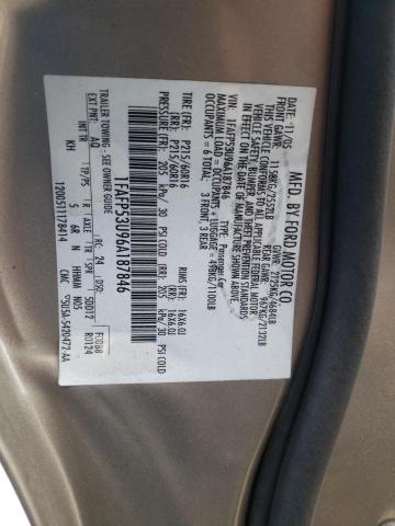 Photo 10 from auction – 2006 FORD TAURUS SE with VIN 1FAFP53U96A187846