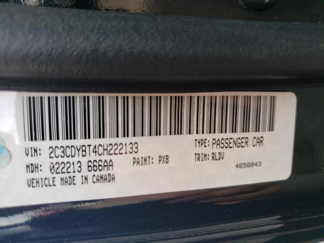 Photo 10 from auction – 2012 DODGE CHALLENGER with VIN 2C3CDYBT4CH222133