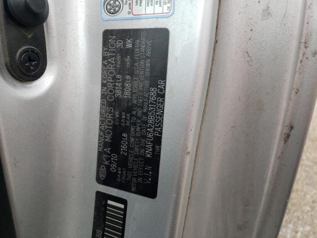 Foto 10 de la subasta – 2011 KIA FORTE EX con VIN KNAFU6A28B5317688