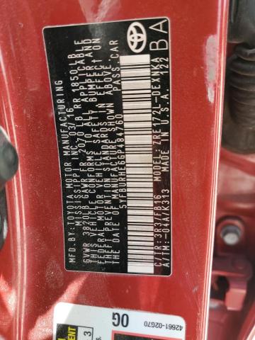 Photo 10 from auction – 2016 TOYOTA COROLLA L with VIN 5YFBURHE6GP484760