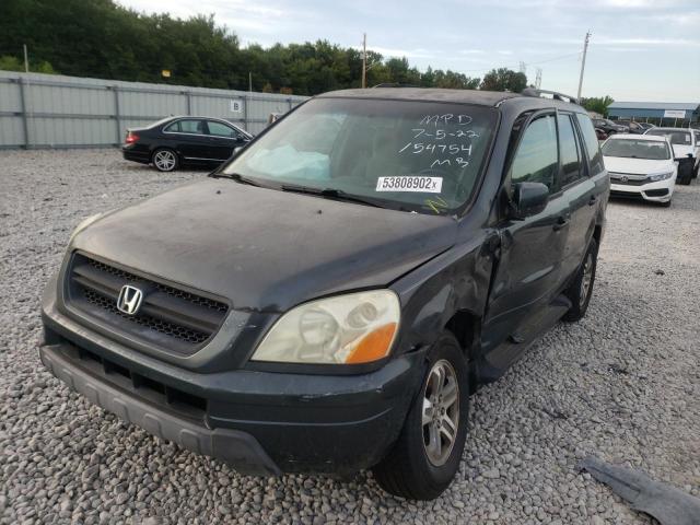 Photo 2 from auction – 2003 HONDA PILOT EX with VIN 2HKYF18483H586498