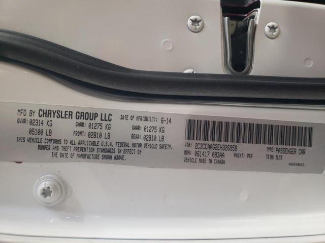Photo 10 from auction – 2014 CHRYSLER 300 with VIN 2C3CCAAG2EH326959