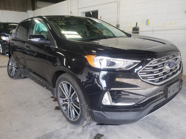 FORD EDGE TITAN 2019 with VIN 2FMPK3K95KBB25708 - Photo from auction