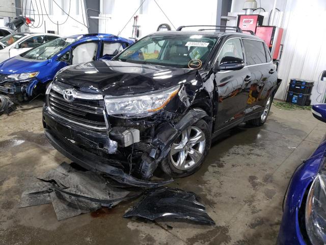 Photo 2 from auction – 2015 TOYOTA HIGHLANDER with VIN 5TDDKRFH2FS140165