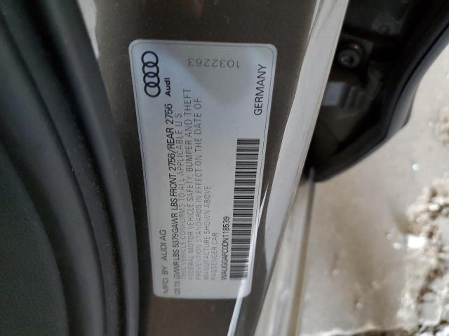 Photo 10 from auction – 2013 AUDI A6 PREMIUM with VIN WAUGGAFC0DN118539