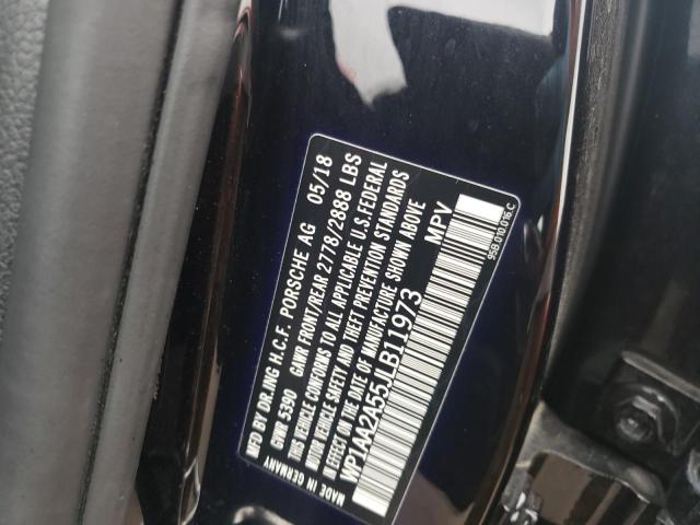 Photo 10 from auction – 2018 PORSCHE MACAN with VIN WP1AA2A55JLB11973