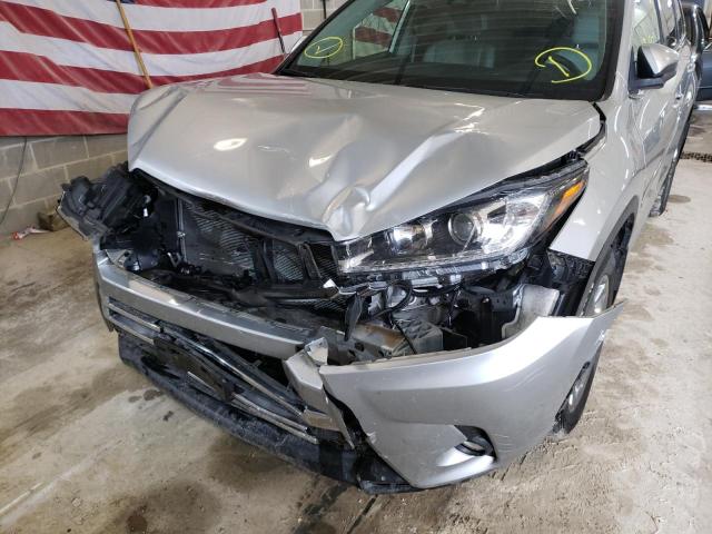 Photo 9 from auction – 2019 TOYOTA HIGHLANDER with VIN 5TDDZRFH9KS711754