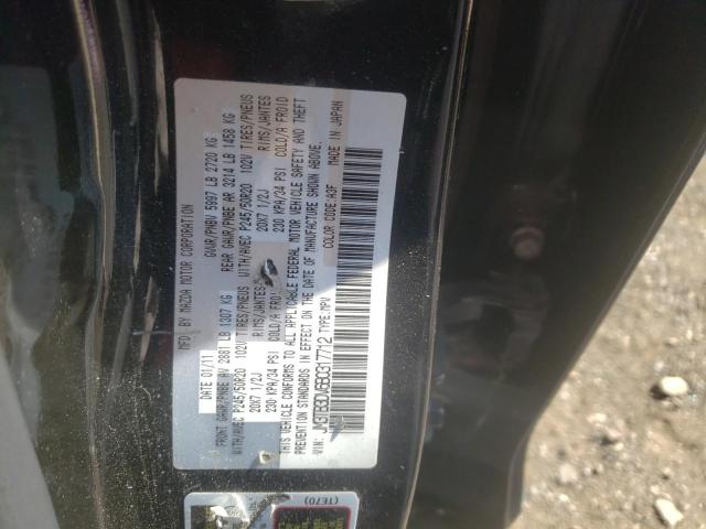 Photo 10 from auction – 2011 MAZDA CX-9 with VIN JM3TB3DV6B0317712