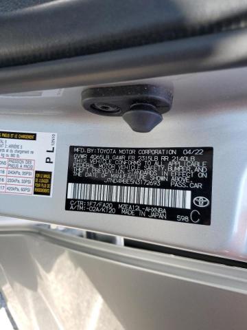 Photo 10 from auction – 2022 TOYOTA COROLLA SE with VIN JTND4MBE5N3172693