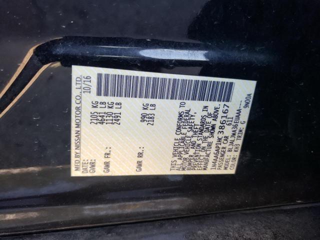 Photo 10 from auction – 2017 NISSAN MAXIMA 3.5 with VIN 1N4AA6AP1HC386167