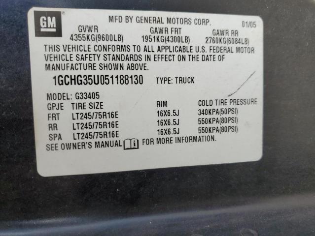 Photo 10 from auction – 2005 CHEVROLET EXPRESS with VIN 1GCHG35U051188130