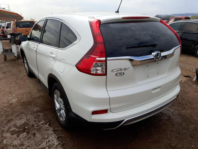 Photo 3 from auction – 2016 HONDA CR-V EX with VIN 5J6RM3H58GL023736
