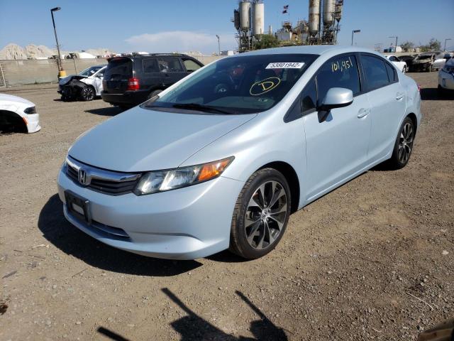 HONDA CIVIC LX 2012 with VIN 2HGFB2F52CH547694 - Photo from auction