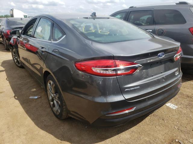 Photo 3 from auction – 2020 FORD FUSION SEL with VIN 3FA6P0CD1LR115429
