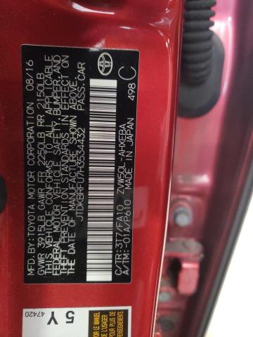 Photo 10 from auction – 2017 TOYOTA PRIUS with VIN JTDKBRFU7H3534432
