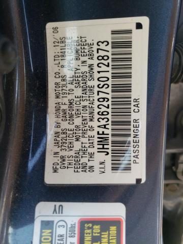 Photo 10 from auction – 2007 HONDA CIVIC HYBR with VIN JHMFA36297S012873
