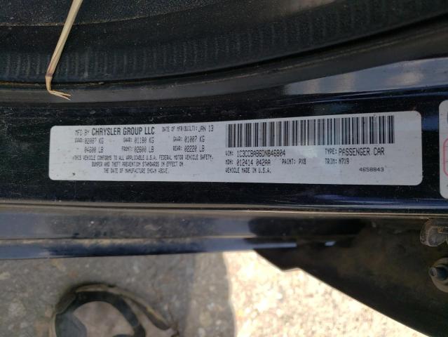 Photo 10 from auction – 2013 CHRYSLER 200 LX with VIN 1C3CCBAB6DN646804
