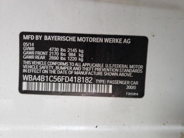 Photo 10 from auction – 2015 BMW 435 I GRAN with VIN WBA4B1C56FD418182