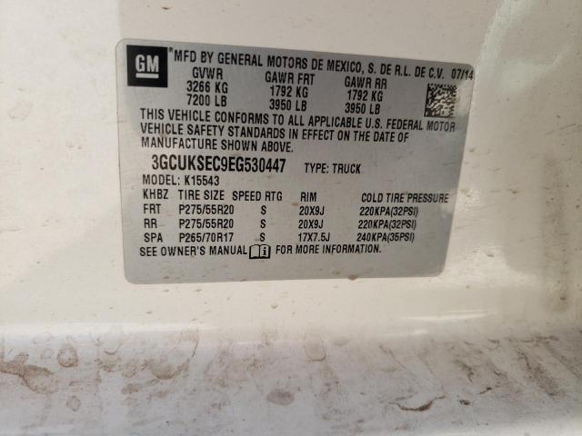 Photo 10 from auction – 2014 CHEVROLET SILVERADO with VIN 3GCUKSEC9EG530447