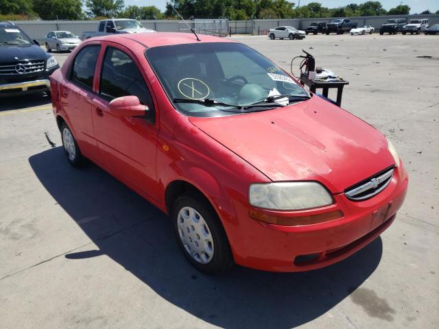CHEVROLET AVEO 2004 with VIN KL1TD52664B122301 - Photo from auction