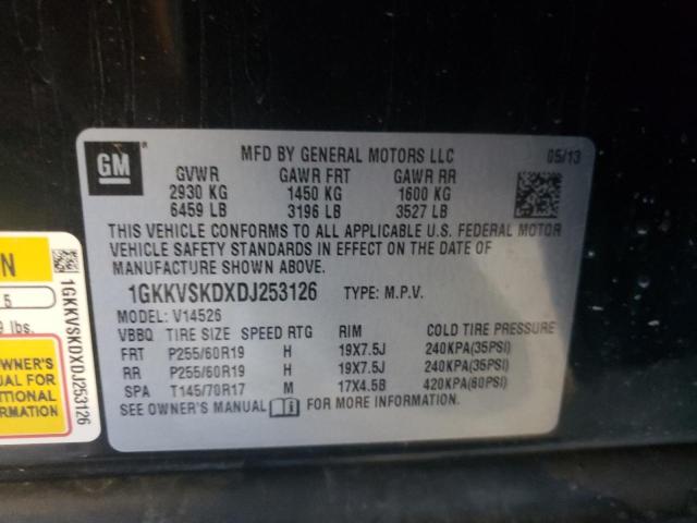 Photo 10 from auction – 2013 GMC ACADIA SLT with VIN 1GKKVSKDXDJ253126