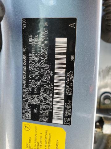 Фото 10 с аукциона – 2004 LEXUS RX 330 с VIN 2T2HA31U04C007234