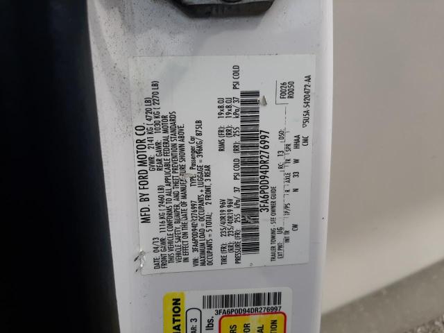 Photo 10 from auction – 2013 FORD FUSION TIT with VIN 3FA6P0D94DR276997