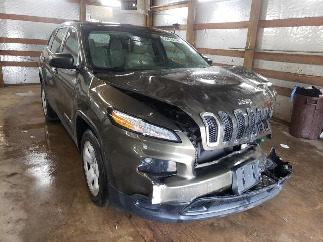 JEEP CHEROKEE S 2015 with VIN 1C4PJLAB9FW671640 - Photo from auction