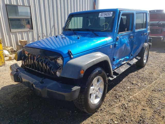 Photo 2 from auction – 2015 JEEP WRANGLER U with VIN 1C4BJWDGXFL632396