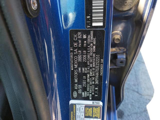 Photo 10 from auction – 2018 KIA FORTE LX with VIN 3KPFK4A70JE252251