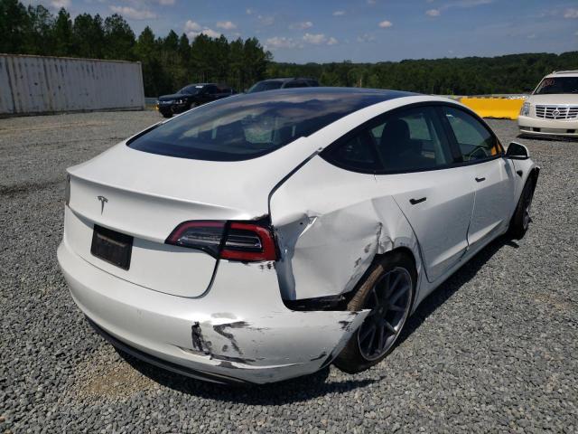 Photo 4 from auction – 2021 TESLA MODEL 3 with VIN 5YJ3E1EA5MF991600