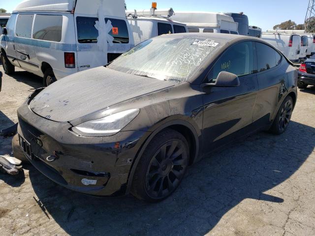Photo 2 from auction – 2021 TESLA MODEL Y with VIN 5YJYGAEE2MF191131