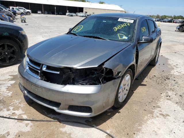 Photo 2 from auction – 2012 DODGE AVENGER SE with VIN 1C3CDZAB4CN243747
